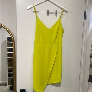 Vibrant Yellow Sleeveless Dress